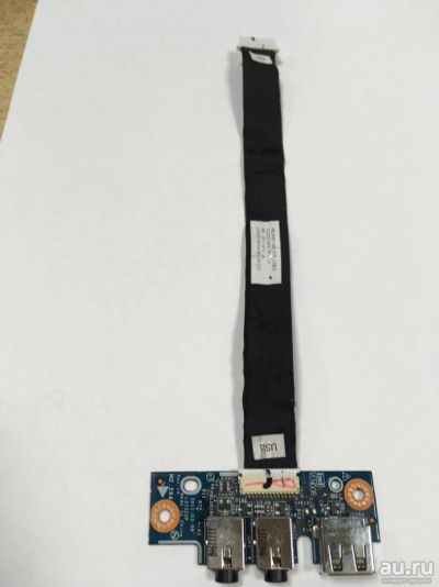 Лот: 10704732. Фото: 1. Плата LS7322P аудио и usb разъемов... Платы расширения, контроллеры, доп. порты