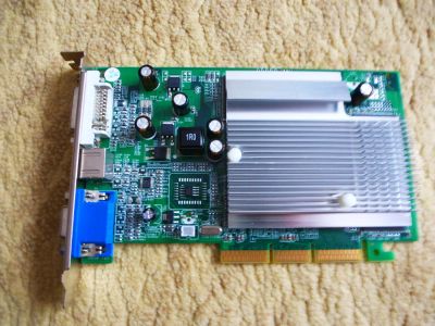 Лот: 8577270. Фото: 1. Видеокарта geforce fx5500 AGP... Видеокарты