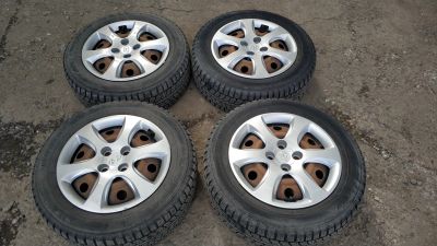 Лот: 16667313. Фото: 1. Зимние шины + диски Hyundai/Kia... Шины на дисках