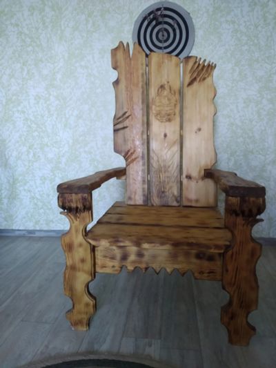 Лот: 19247544. Фото: 1. Кресло трон. Мебель для сада, дачи