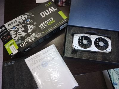 Лот: 19586846. Фото: 1. Видеокарта ASUS GeForce GTX 1060... Видеокарты