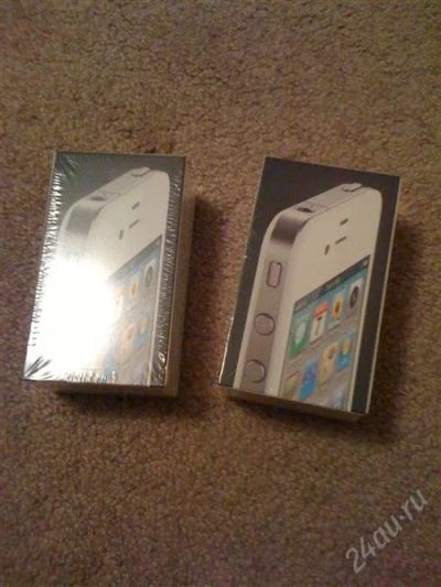 Лот: 1040571. Фото: 1. Apple iPhone 4 16Gb White Neverlock... Смартфоны