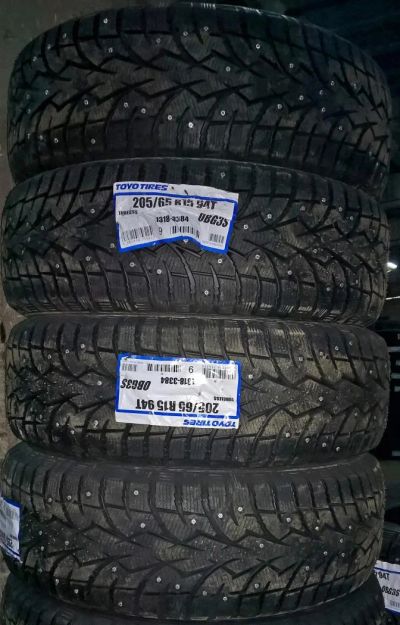 Лот: 6104997. Фото: 1. Шины зимние 205/65 R 15 205/65... Шины