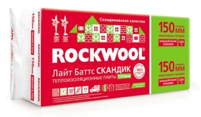 Лот: 4339710. Фото: 1. NEW Скандик Лайт Баттс Rockwool... Утеплитель и изоляционные материалы