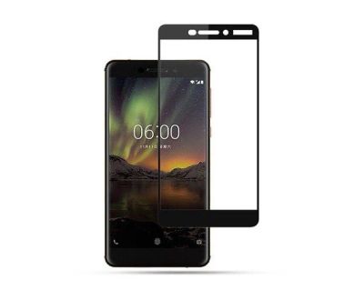 Лот: 13436680. Фото: 1. Защитное стекло Nokia 6.1 5D Full... Защитные стёкла, защитные плёнки