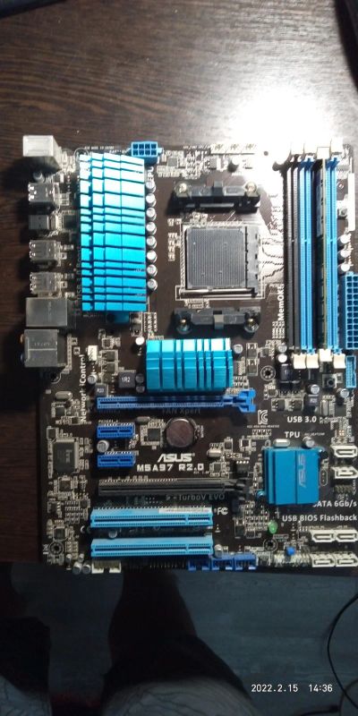 Лот: 18631488. Фото: 1. Asus M5a97 r2.0 turboV Evo(проверка... Материнские платы