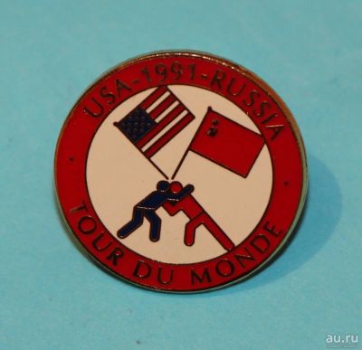 Лот: 10528008. Фото: 1. Тяжелый, редкий знак: USA - 1991... Сувенирные