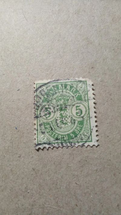 Лот: 24588984. Фото: 1. почтовая Марка дания 5 эре 1934... Марки