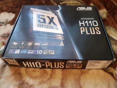 Лот: 12031499. Фото: 1. Материнская плата Asus H110-Plus. Материнские платы