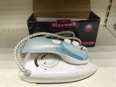 Лот: 15743480. Фото: 1. Дорожный утюг Maxwell mw-3012... Утюги, парогенераторы, отпариватели