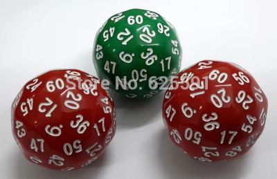Лот: 7140258. Фото: 1. Кубик D60. Настольные игры, карты