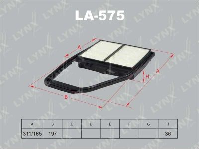 Лот: 13357245. Фото: 1. Lynx LA-575 Воздушный фильтр. Расходные материалы