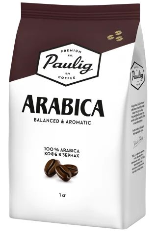 Лот: 15570667. Фото: 1. Кофе Paulig arabica (в зернах... Чай, кофе, какао