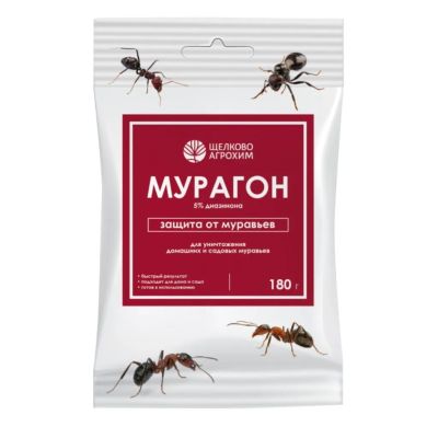 Лот: 25106104. Фото: 1. Инсектицид Мурагон, 180 г, Щелково... Средства от насекомых и грызунов
