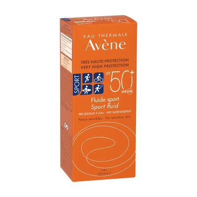 Лот: 25203019. Фото: 1. Avene Sun Флюид спорт SPF50+ 100... Лекарства