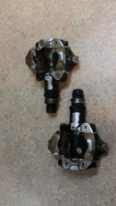 Лот: 9891363. Фото: 1. Контактные педали Shimano M520... Запчасти