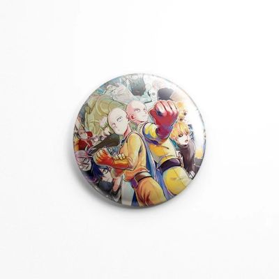 Лот: 10244567. Фото: 1. Значок One-Punch Man Ванпанчмен... Сувенирные