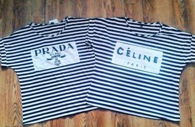 Лот: 7814837. Фото: 1. Футболочки Celine и Prada. Футболки, топы и майки