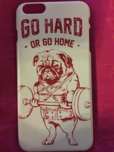 Лот: 6485383. Фото: 1. Чехол Go hard or go home iphone... Чехлы, бамперы
