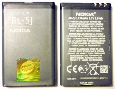 Лот: 17163058. Фото: 1. Аккумулятор Nokia BL-5J (Li-lon... Аккумуляторы
