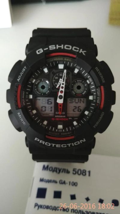 Лот: 7763979. Фото: 1. Часы Casio g shock ga-100 1A4. Оригинальные наручные часы