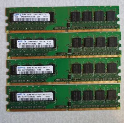 Лот: 21984702. Фото: 1. Память DDR2 2GB (512x4) от HP... Оперативная память
