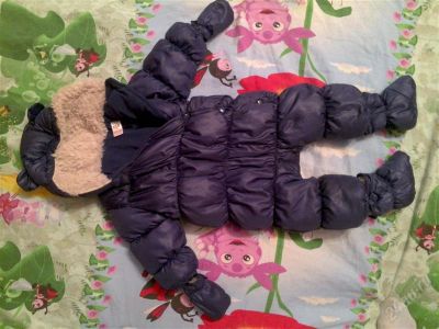 Лот: 2484713. Фото: 1. Продам детский зимний комбез Zara... Костюмы, пиджаки, комбинезоны