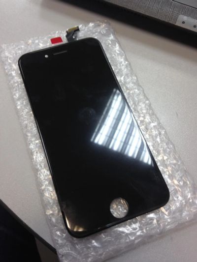 Лот: 10083875. Фото: 1. Дисплейный модуль iPhone 6 черный... Дисплеи, дисплейные модули, тачскрины