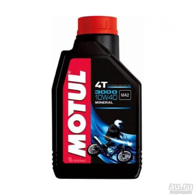 Лот: 16348890. Фото: 1. MOTUL 3000 4T 10W40, 1л. Масла, жидкости