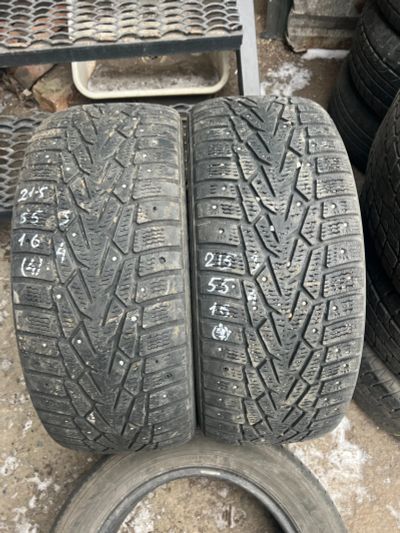 Лот: 24775140. Фото: 1. (2шт) 215-55-16 Nokian Hakkapelitta. Шины
