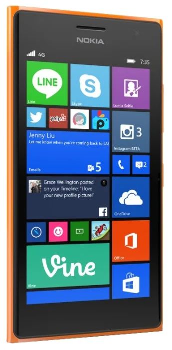 Лот: 5191388. Фото: 1. Lumia 735 LTE, Оранжевая. Обмен. Смартфоны