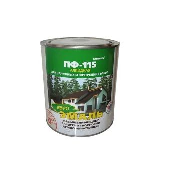 Лот: 9769955. Фото: 1. Эмаль Farbitex ПФ-115 зеленая... Краски, лаки, растворитель