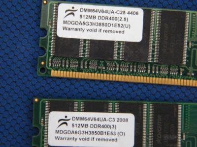 Лот: 6049393. Фото: 1. Оперативная память 512mb ddr400... Оперативная память