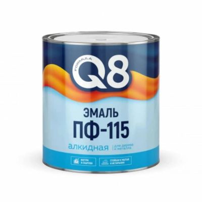 Лот: 24085285. Фото: 1. Эмаль Formula Q8, ПФ-115, алкидная... Краски, лаки, растворитель