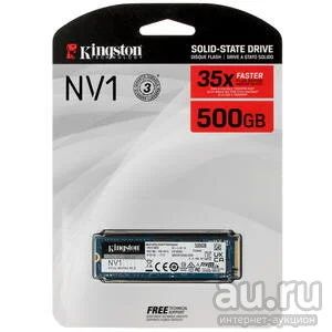 Лот: 18097162. Фото: 1. Kingston NV1. 500gb. SSD-накопители