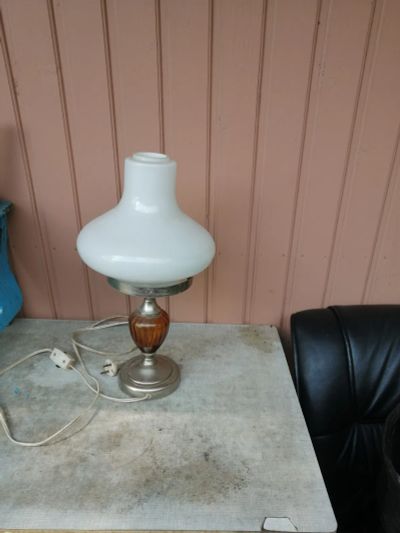 Лот: 20506726. Фото: 1. Настольная лампа из СССР, с рубля... Настольные лампы и светильники