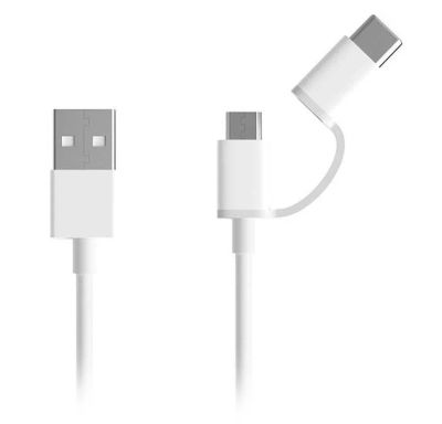 Лот: 23700248. Фото: 1. Кабель ZMI 2 в 1 USB Type-C... Дата-кабели, переходники