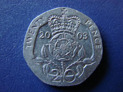 Лот: 3369251. Фото: 1. 20 пенсов 2003, Соединённое Королевство... Великобритания и острова