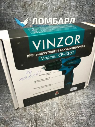 Лот: 17706532. Фото: 1. Дрель Шуруповерт Vinzor CF-1201... Электроинструмент