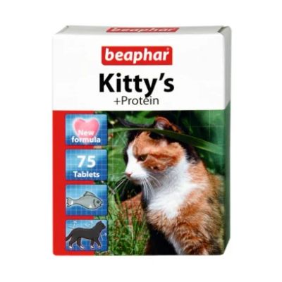 Лот: 16213474. Фото: 1. Витамины (Беафар) Kittys для кошек... Косметика для животных
