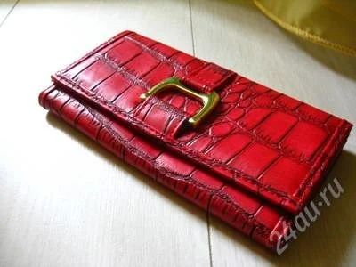 Лот: 1328209. Фото: 1. Кошелек красный Wallet "Belive... Бумажники, кошельки, портмоне