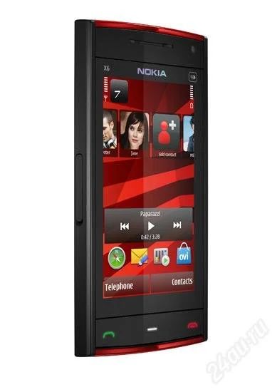 Лот: 1519484. Фото: 1. nokia x6 8gb хорошее состояние. Кнопочные мобильные телефоны