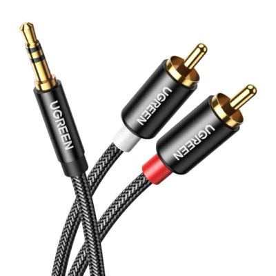 Лот: 21437021. Фото: 1. Кабель UGREEN 3,5mm Male to 2RCA... Шлейфы, кабели, переходники