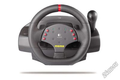 Лот: 6985065. Фото: 1. Руль Logitech momo racing. Рули, джойстики