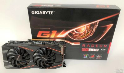 Лот: 14545109. Фото: 1. 2ШТ Radeon RX480 G1 Gaming. Обмен... Видеокарты