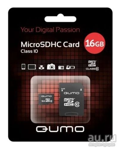 Лот: 8517633. Фото: 1. Карта памяти QUMO 16 Gb MicroSD... Карты памяти