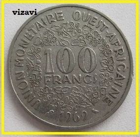 Лот: 17090338. Фото: 1. Западная Африка (ВСЕАО) 100 франков... Африка