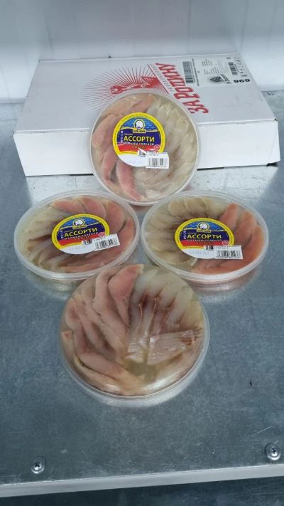 Лот: 20770613. Фото: 1. Ассорти горбуша+пелядь (0,170). Икра, рыба, морепродукты