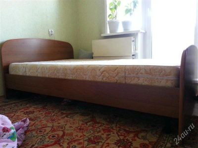 Лот: 2740800. Фото: 1. кровать 1,5 + матраc. Кровати