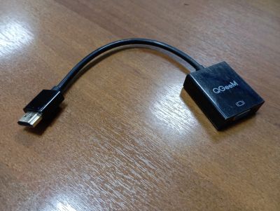 Лот: 24500864. Фото: 1. Переходник HDMI - VGA. Шлейфы, кабели, переходники